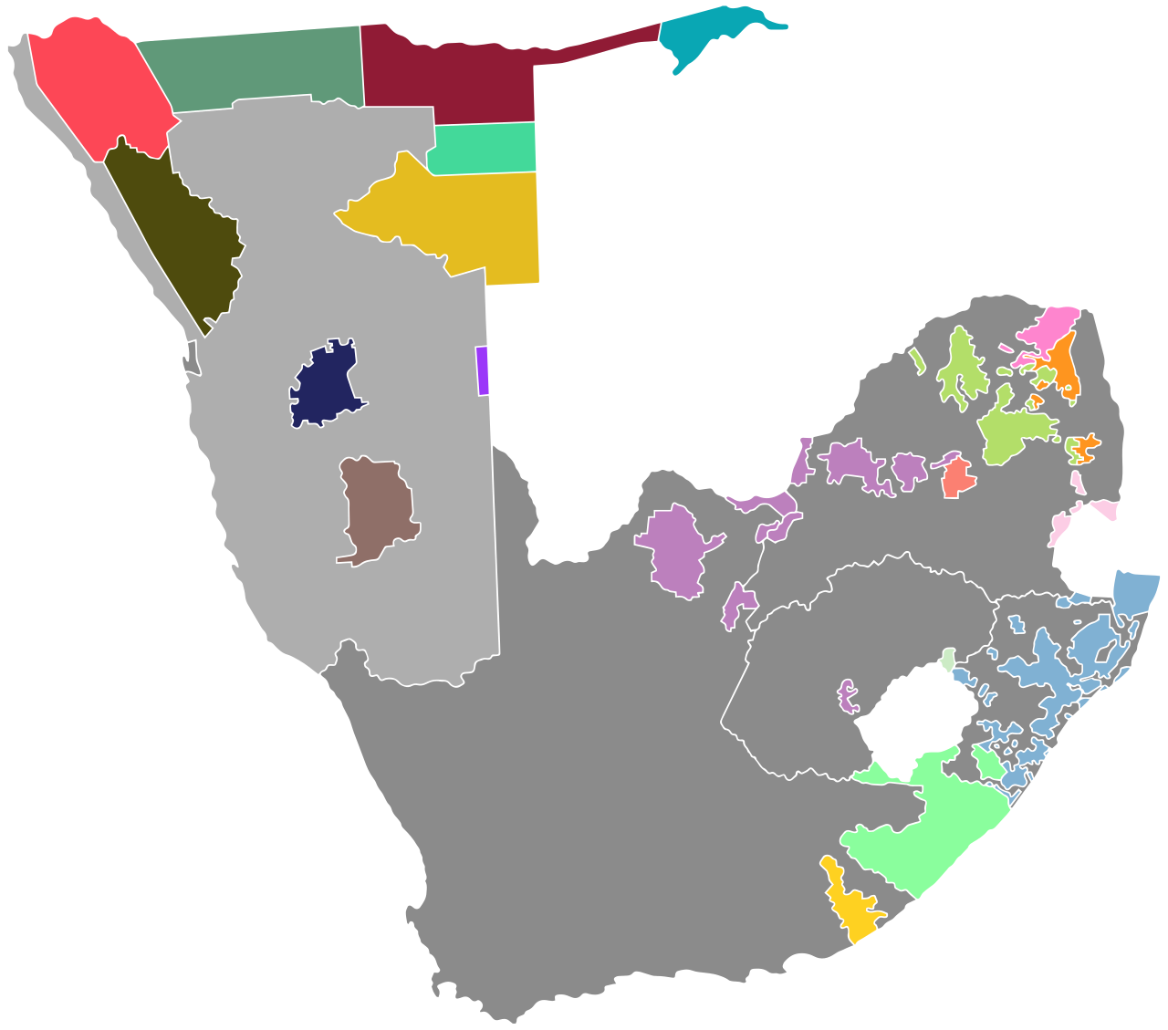 地図上の暴力:バントゥースタンと南アフリカの解体