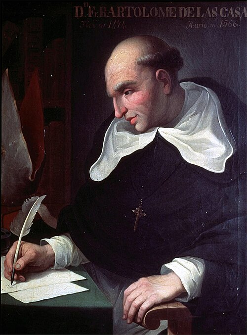 Dominiken Rahibi Fray Bartolomé de las Casas'ın portresi.
