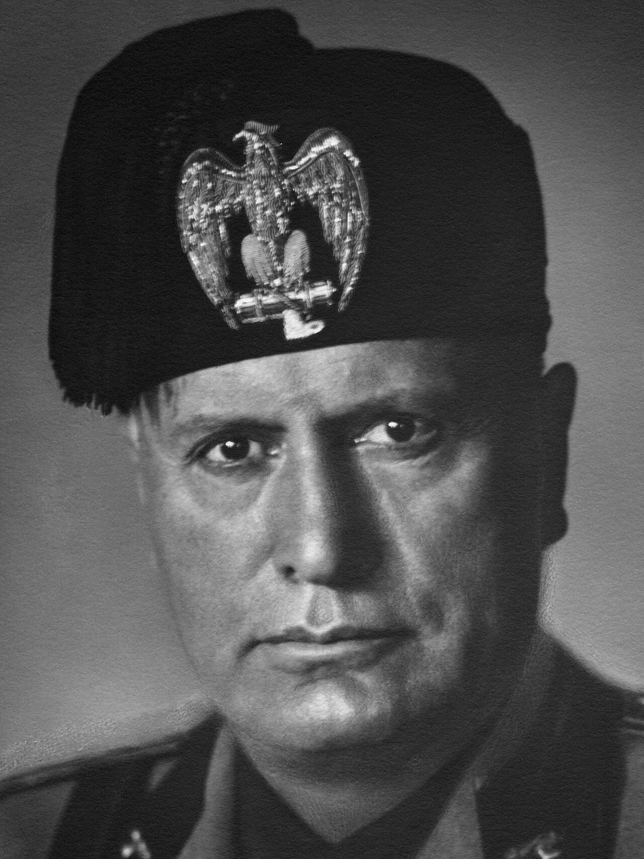 Benito Mussolini, architekt włoskiego faszyzmu i ustaw rasowych.