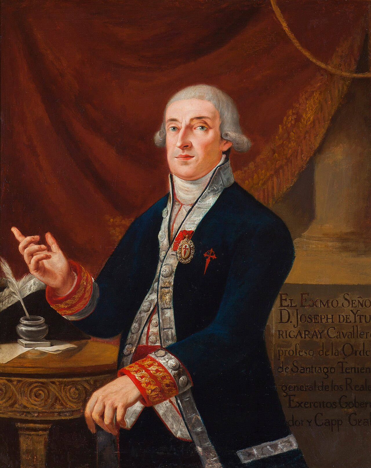 El virrey José de Iturrigaray, derrocado en septiembre de 1808 por un golpe de Estado peninsular