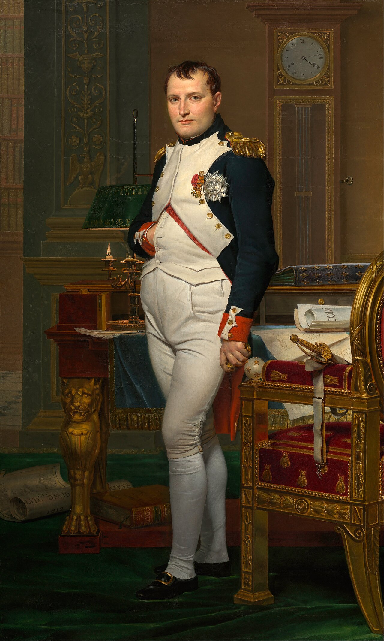 Napoleon Bonaparte w gabinecie w Tuileries
