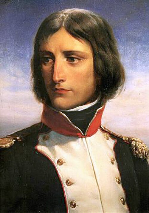Młody Bonaparte jako podpułkownik