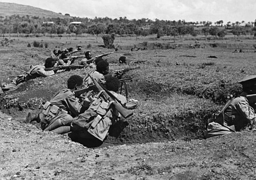 جنود المقاومة الإثيوبية في مواجهة التفوق التكنولوجي والكيميائي لجيش موسوليني عام 1935