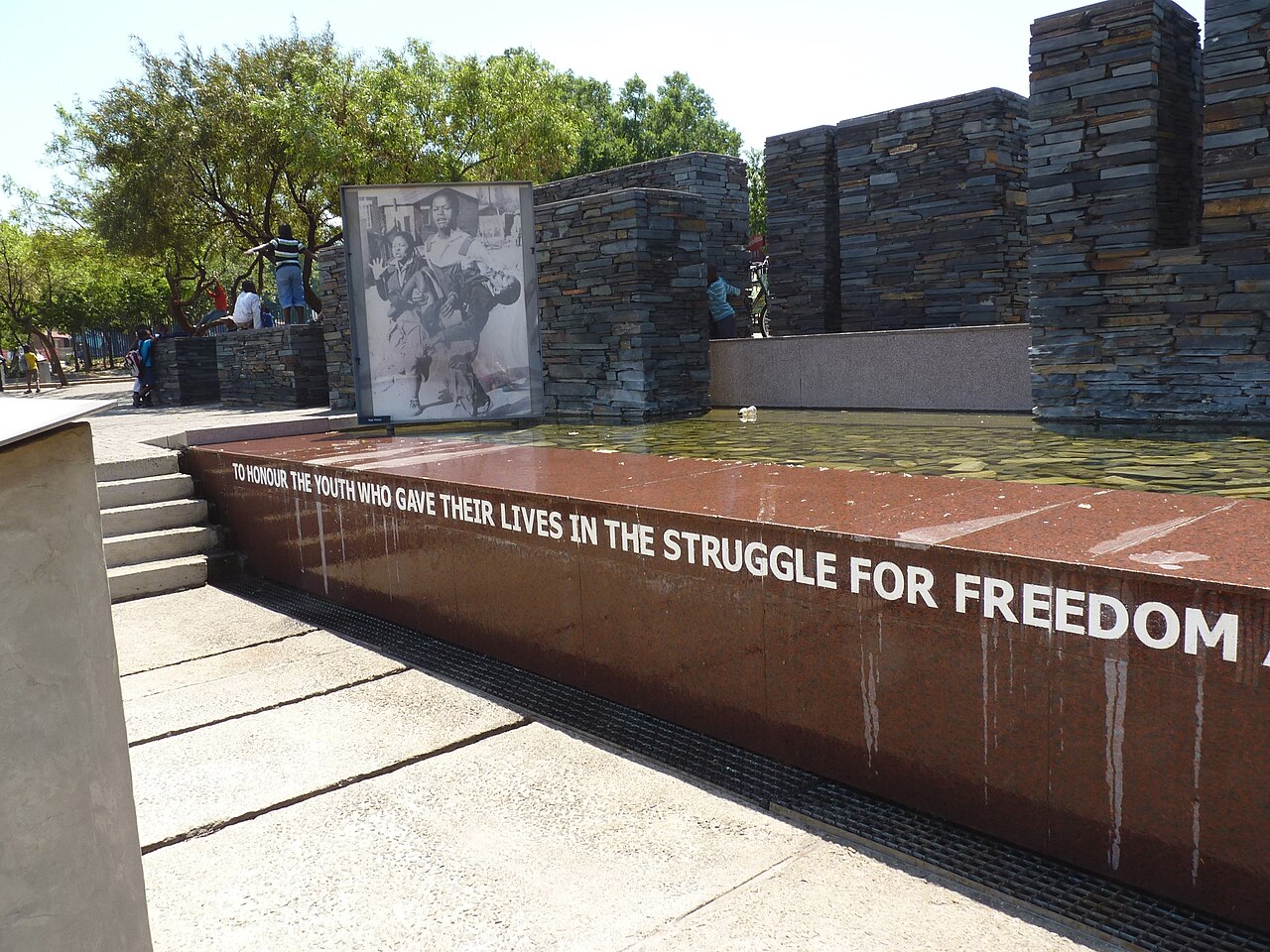 The Hector Pieterson Memorial and Museum in Soweto, Johannesburg, stands near the site where he was shot, serving as a permanent testament to the 1976 uprising.