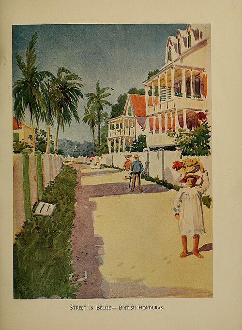 An illustration from 'The Golden Caribbean', a United Fruit Company publication promoting a sanitized view of the regions under its control.