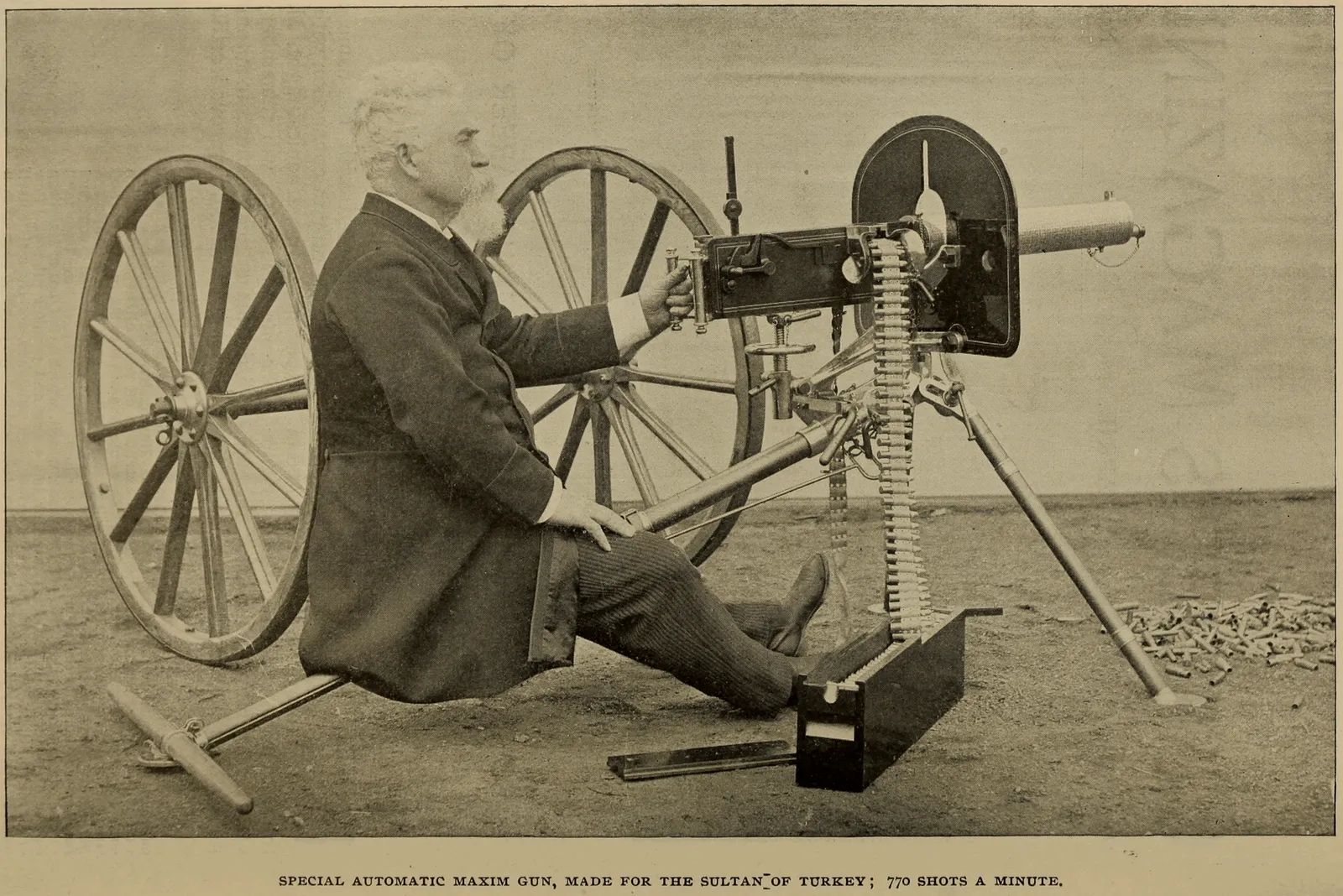 Maxim machine gun, 1895