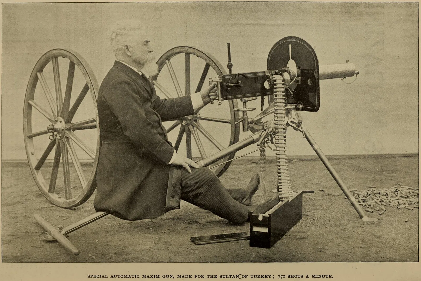 Mitrailleuse Maxim, 1895