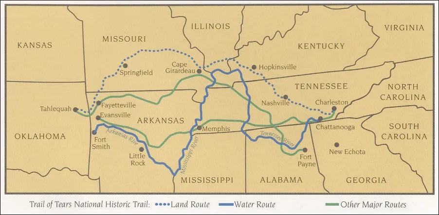 The Trail of Tears, 1838